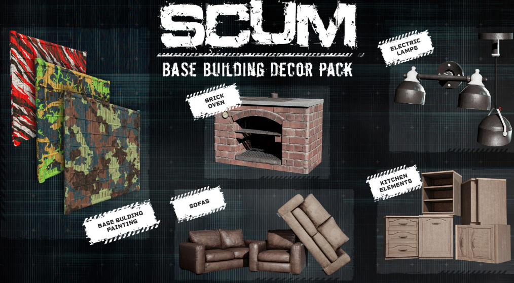 SCUM Base Building Decor Pack